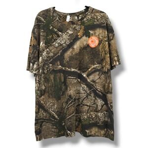 RealTree AP Camo T Shirt Mens 2XL Double Sided Print Short Sleeve Tee